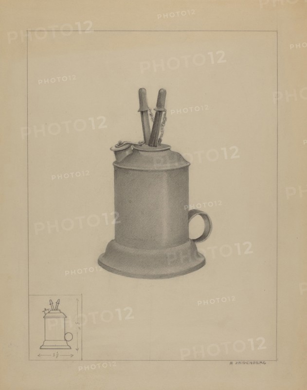 Spark Lamp, c. 1936. Creator: A. Zaidenberg.