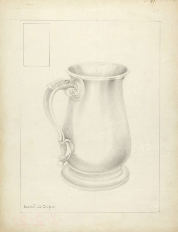 Silver Mug, c. 1938. Creator: Nicholas Zupa.