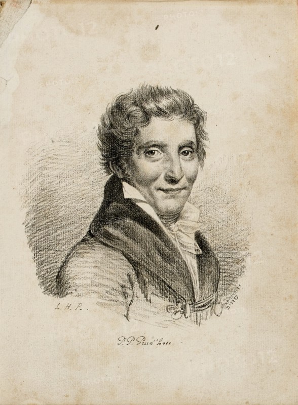 Portrait of Painter Pierre-Paul Prud'hon (1758-1823). Creator: Anonymous.