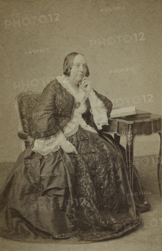 Portrait of the French writer Countess Dash (1804-1872), 1872. Creator: Franck (François Gobinet de Villechole) (1816-1906).