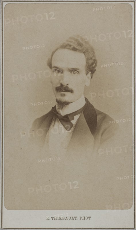 Portrait of Henri Rochefort (1830-1913). Creator: Thiébault, Eugène (1826-1880).