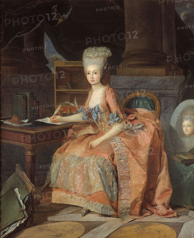 Princess Maria Theresa of Savoy (1756-1805), Countess of Artois, ca 1776. Creator: Périn-Salbreux, Lié Louis (1753-1817).