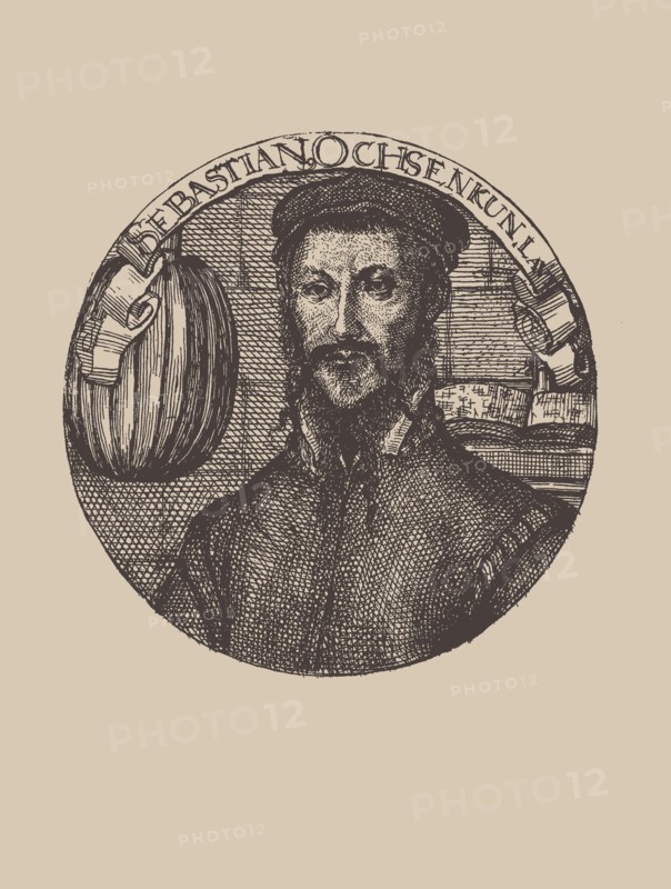 Portrait of the composer and lutenist Sebastian Ochsenkhun (1521-1574). Creator: Anonymous.