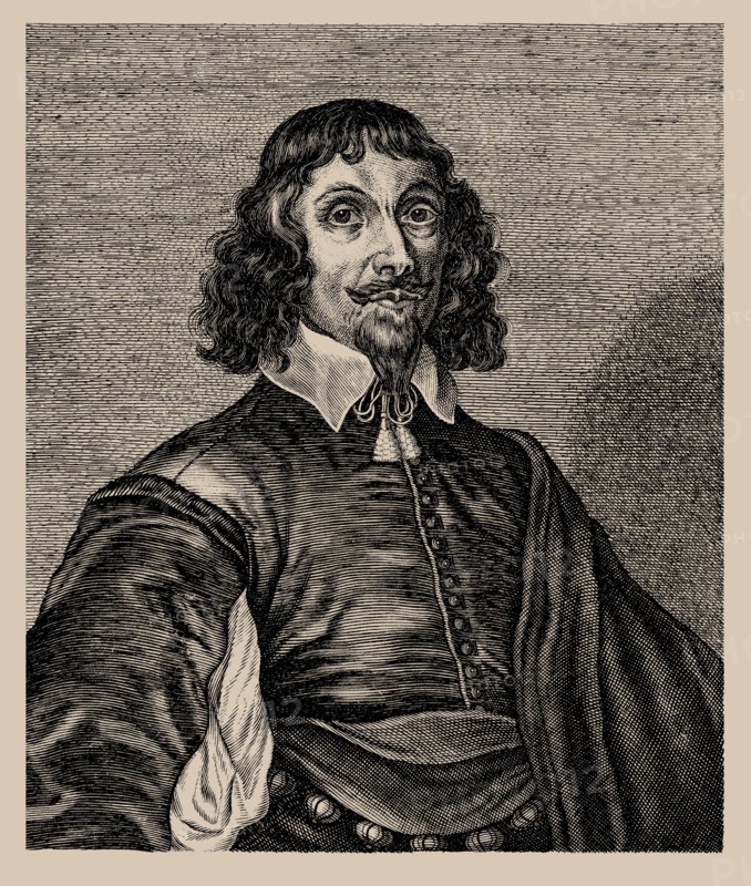 Portrait of the composer Heinrich Scheidemann (c. 1596-1663), 1652. Creator: Fleischberger, Johann Friedrich (1631-1665).