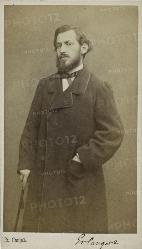 Portrait of the composer Camille Erlanger (1863-1919). Creator: Carjat, Étienne (1828-1906).