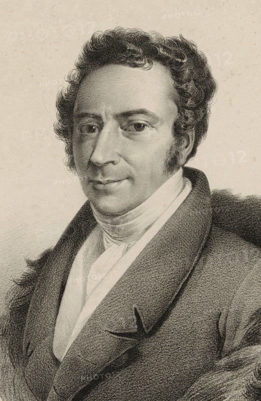 Portrait of the composer Antoine Romagnesi (1781-1850), ca 1820. Creator: Anonymous.