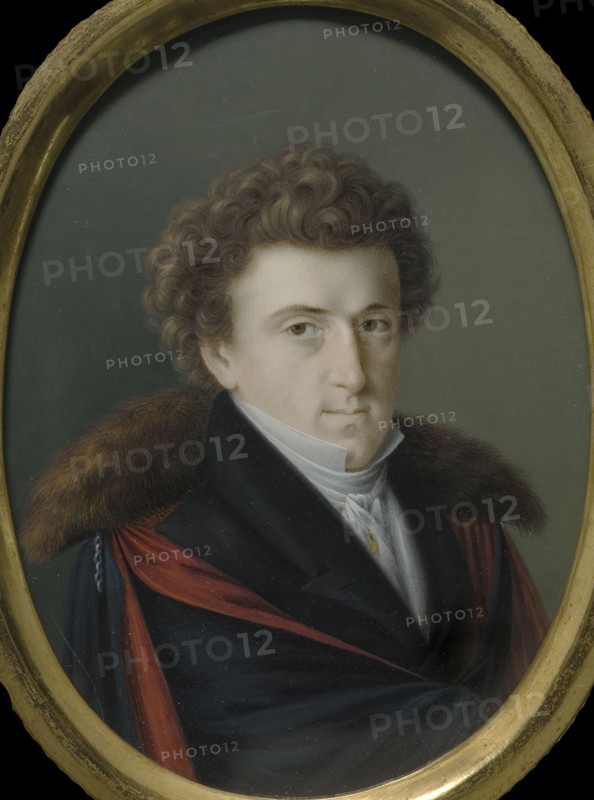 Carl Jonas Ludvig (Love) Almquist (1793-1866). Creator: Stelzner, Carl Ferdinand (1805-1894).