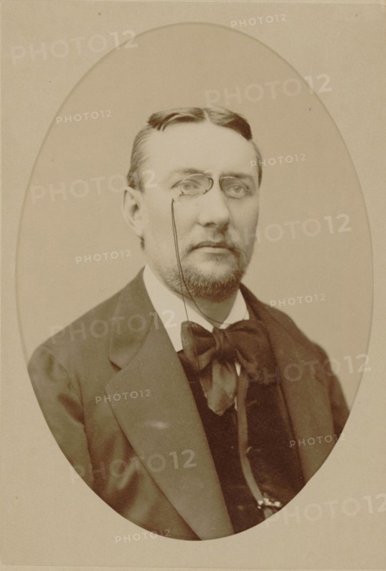 Portrait of the composer Eugène-Jean-Baptiste Anthiome (1836-1916), 1880. Creator: Petit, Pierre (1598-1677).