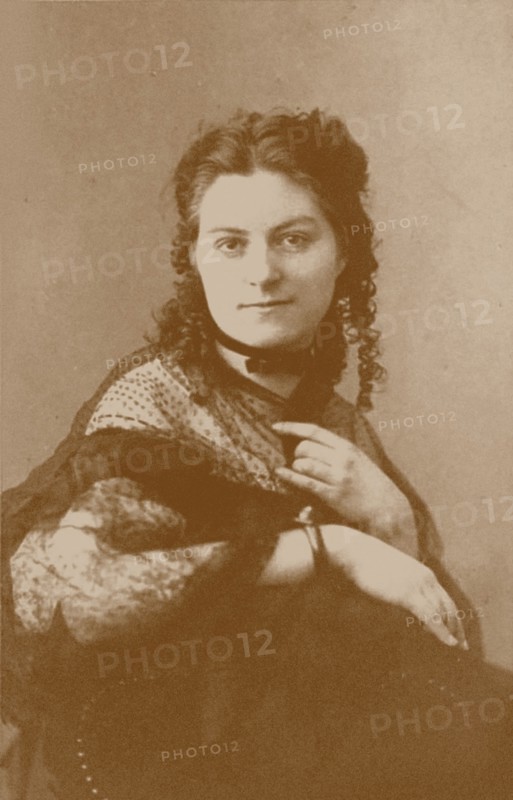 Pianist and composer Auguste Auspitz-Kolár (1844-1878), 1867. Creator: Photo studio Jägemann, Vienna  .