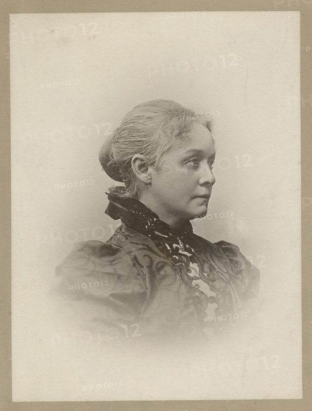 Pianist and composer Agathe Backer Grøndahl (1847-1907). Creator: Szacinski de Ravics, Ludwik (1844-1894).