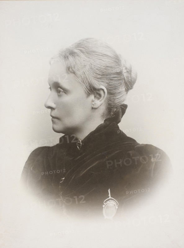 Pianist and composer Agathe Backer Grøndahl (1847-1907). Creator: Szacinski de Ravics, Ludwik (1844-1894).