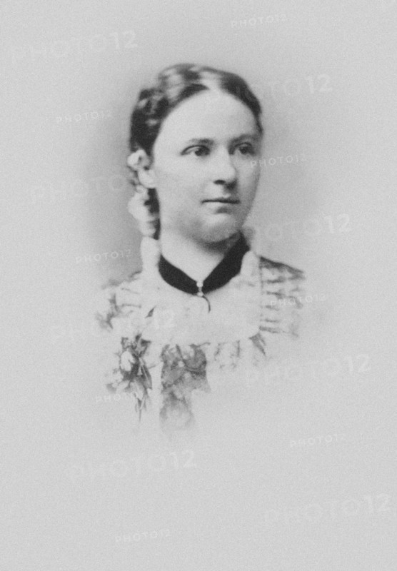 Portrait of the pianist and composer Luise Adolpha Le Beau (1850-1927), 1872. Creator: Anonymous.
