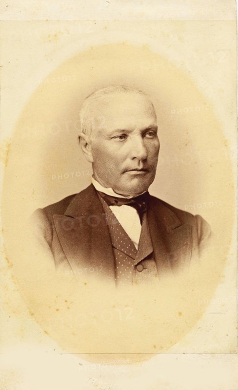 Portrait of Janis Cimze (1814-1881), 1860. Creator: Anonymous.