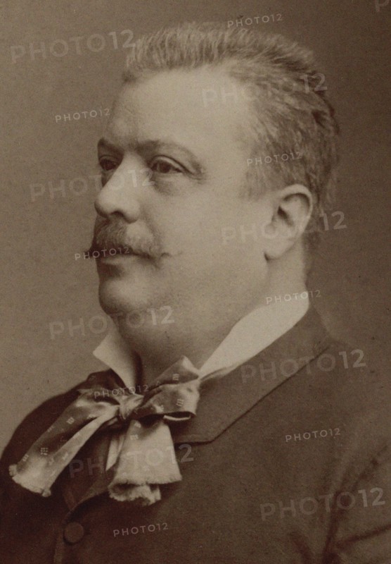 Portrait of the violinist and composer Jules Danbé (1840-1905), c. 1880. Creator: Photo studio Nadar.