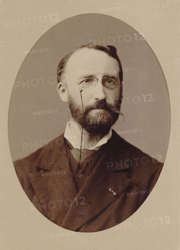 Portrait of the composer Théodore Dubois (1837-1924), 1875. Creator: Petit, Pierre (1598-1677).