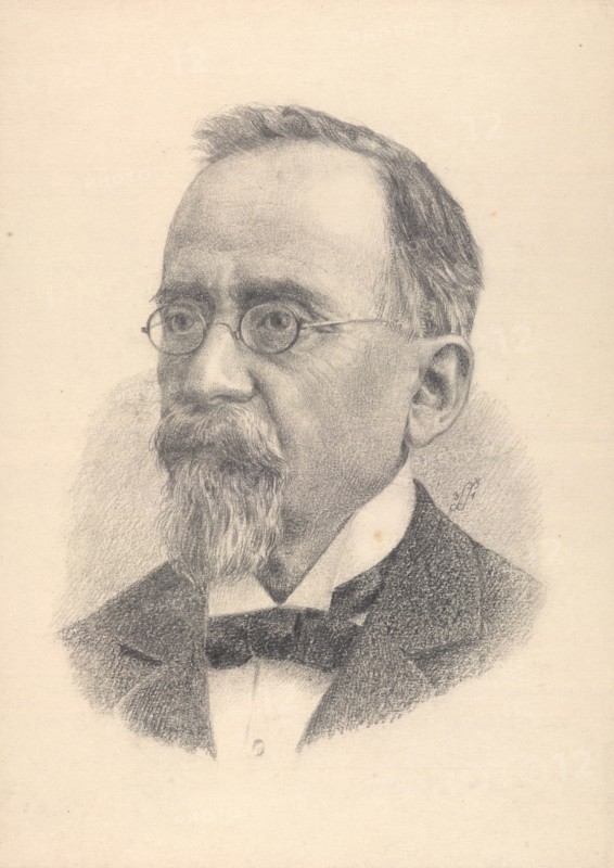 Portrait of the composer Anton Foerster (1837-1926). Creator: Santel, Sasa (1883-1945).
