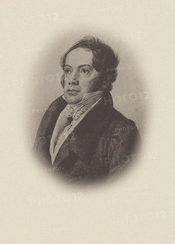 Portrait of the Composer Count Wenzel Robert von Gallenberg (1783-1839). Creator: Anonymous.