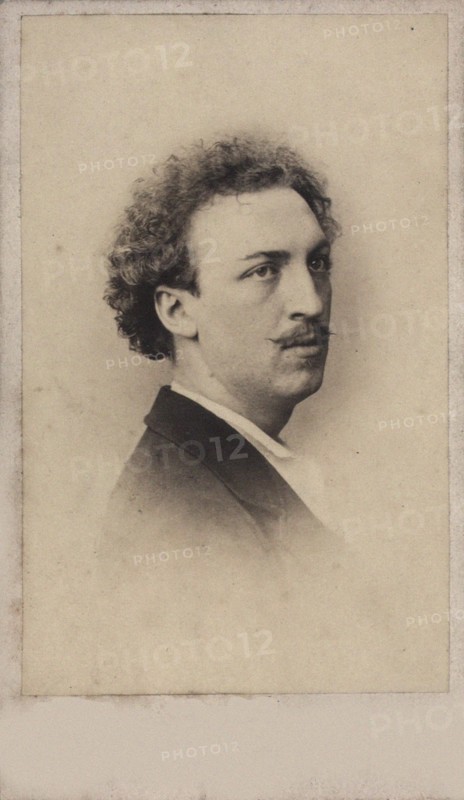 Portrait of the conductor and composer Asger Hamerik (1843-1923), 1860. Creator: Photo studio François-Joseph Delintraz.