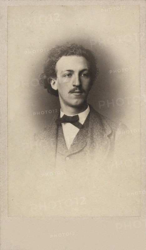 Portrait of the conductor and composer Asger Hamerik (1843-1923), 1865. Creator: Photo studio François-Joseph Delintraz.