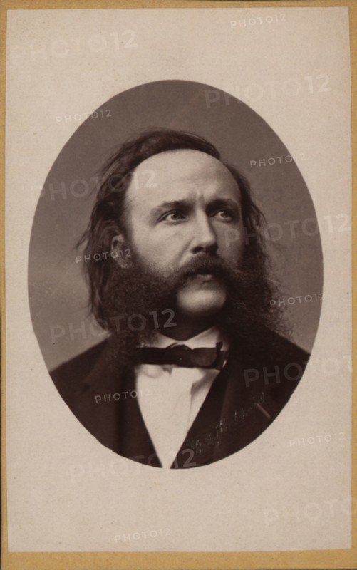 Portrait of the composer and conductor Johann von Herbeck (1831-1877), c. 1870. Creator: Luckhardt, Fritz (1843-1894).
