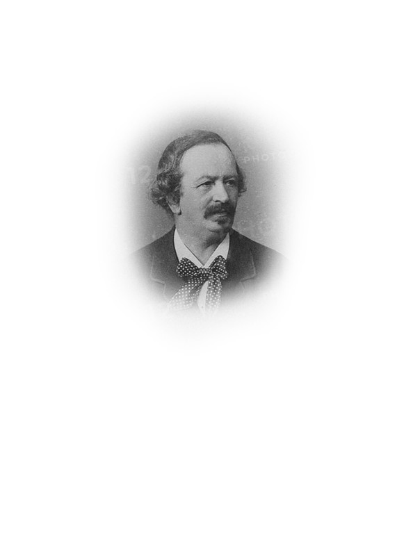 Portrait of the horn player and composer Carl Heinrich Hübler (1822-1893). Creator: Photo studio A. Adler.