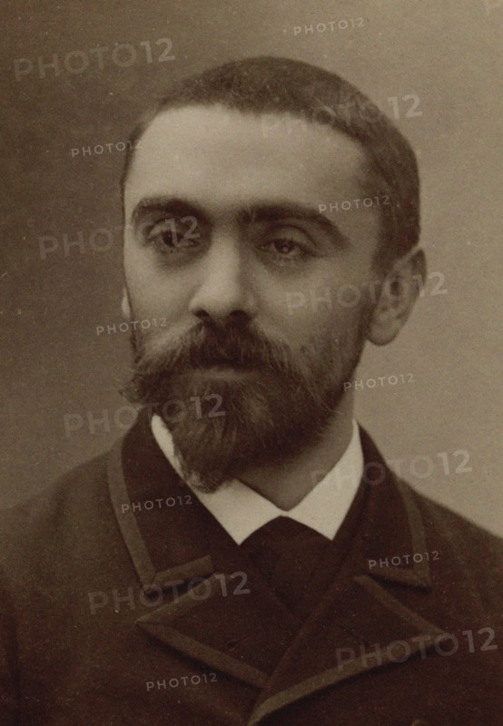 Portrait of the composer Georges Hüe (1858-1948), c. 1895. Creator: Photo studio Nadar.
