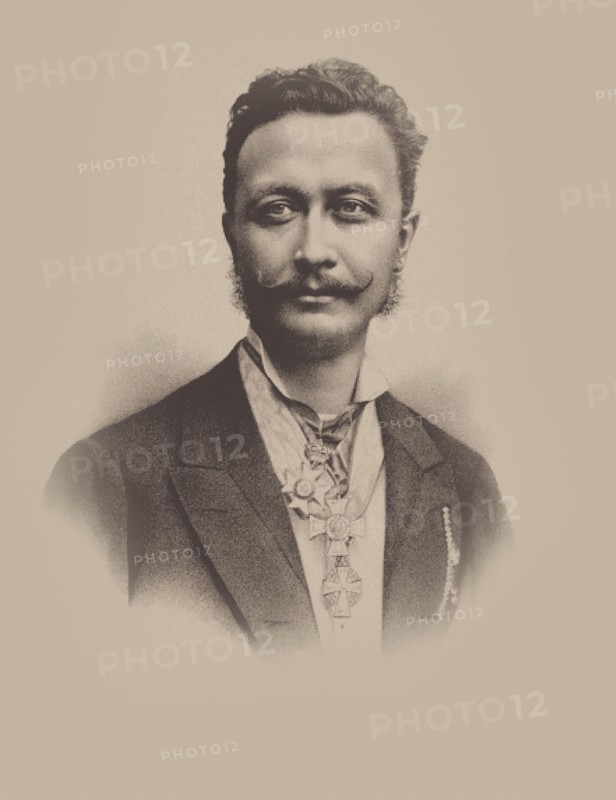 Portrait of pianist and composer Géza Zichy (1849-1924), c. 1900. Creator: Anonymous.
