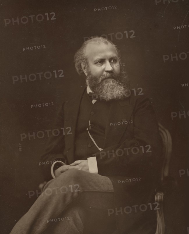 Portrait of the composer Charles Gounod (1818-1893), c. 1880. Creator: Mulnier, Ferdinand (1817-1891).