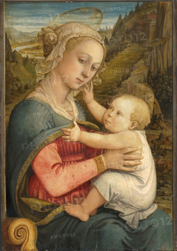 Virgin and Child, 1460. Creator: Lippi, Fra Filippo (1406-1469).