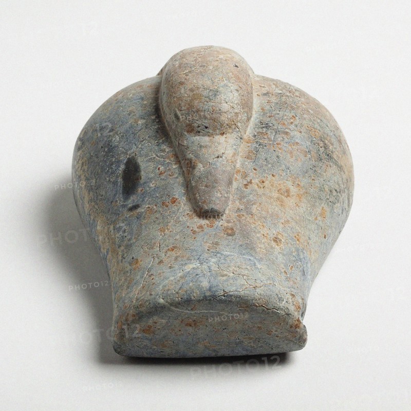 Babylonian stone carved duck, ca 2000 BCE. Creator: Assyrian Art.