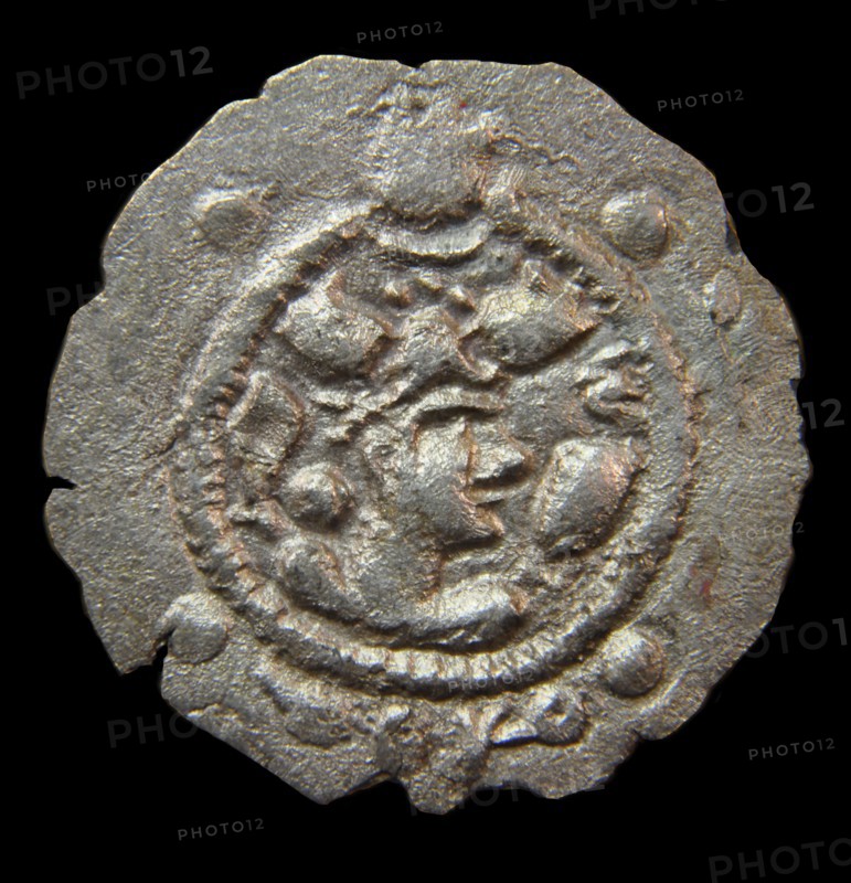 Coin of the Hephthalites, End of the 5th century . Creator: Numismatic, Ancient Coins  .