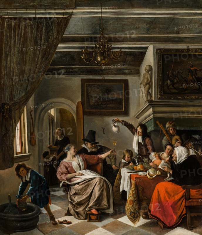 As the Old Sing, So Pipe the Young, 1662. Creator: Steen, Jan Havicksz (1626-1679).