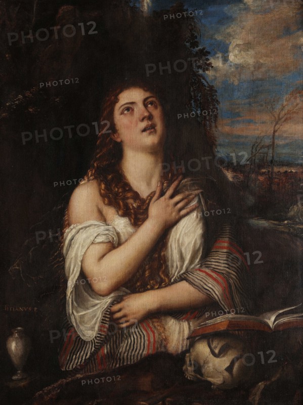 The Repentant Mary Magdalene, c. 1550. Creator: Titian (1488-1576).