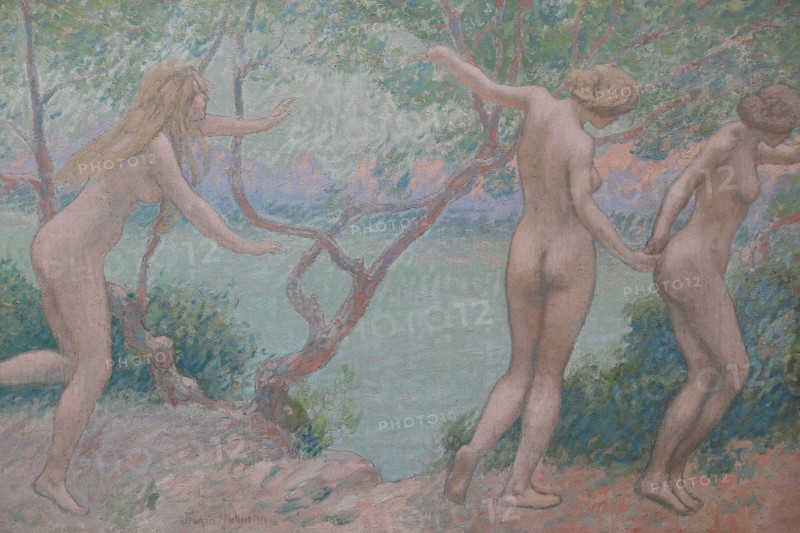 Trois grâces à Porquerolles, 1902. Creator: Auburtin, Jean Francis (1866-1930).