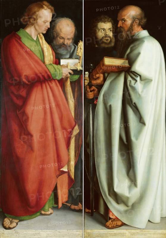 The Four Apostles, 1526. Creator: Dürer, Albrecht (1471-1528).