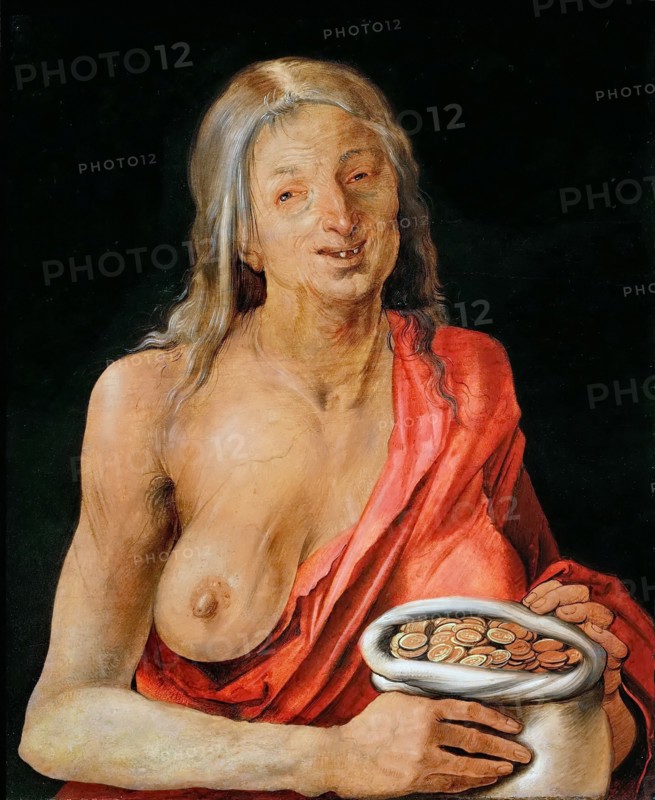 Allegory of Avarice, 1507. Creator: Dürer, Albrecht (1471-1528).
