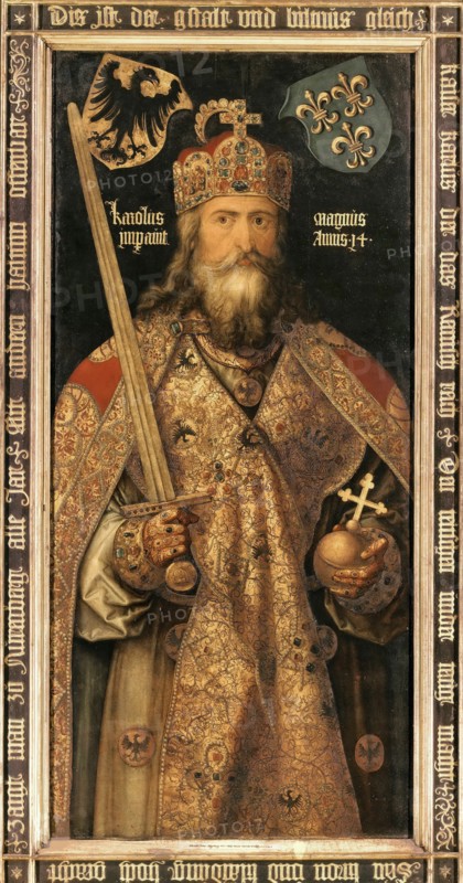 Emperor Charles the Great, 1511-1512. Creator: Dürer, Albrecht (1471-1528).
