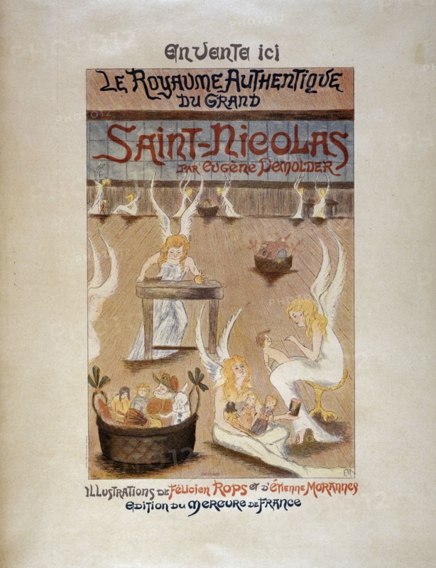 Le royaume authentique du grand Saint Nicolas, ca 1896. Creator: Morannes (Claire Rops), Étienne (1871-1944).