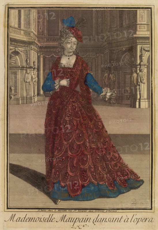 Mademoiselle Maupain dansant à l'opera, ca 1692-1700. Creator: Anonymous.