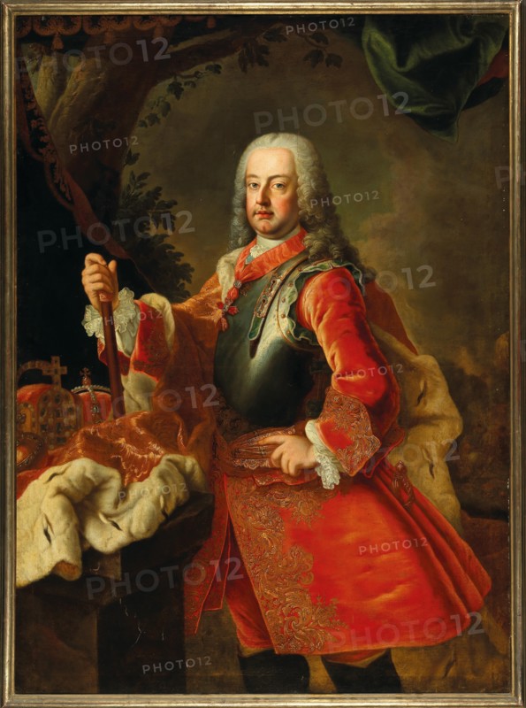 Portrait of Emperor Francis I of Austria (1708-1765). Creator: Mijtens (Meytens), Martin van, the Younger (1695-1770).