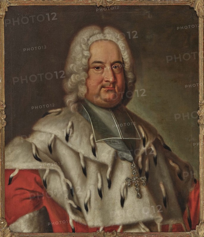 Portrait of Franz Georg von Schönborn (1682-1756), c. 1740. Creator: Anonymous.