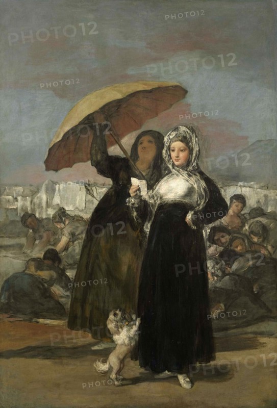 Young Women with a Letter, ca 1813-1820. Creator: Goya, Francisco, de (1746-1828).