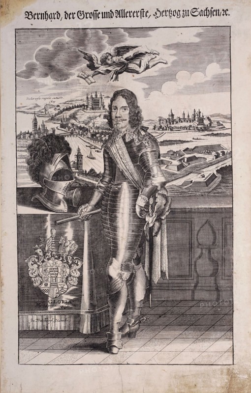Bernard of Saxe-Weimar (1604-1639), c. 1710. Creator: Marchand, Johann Christian (1680-1711).
