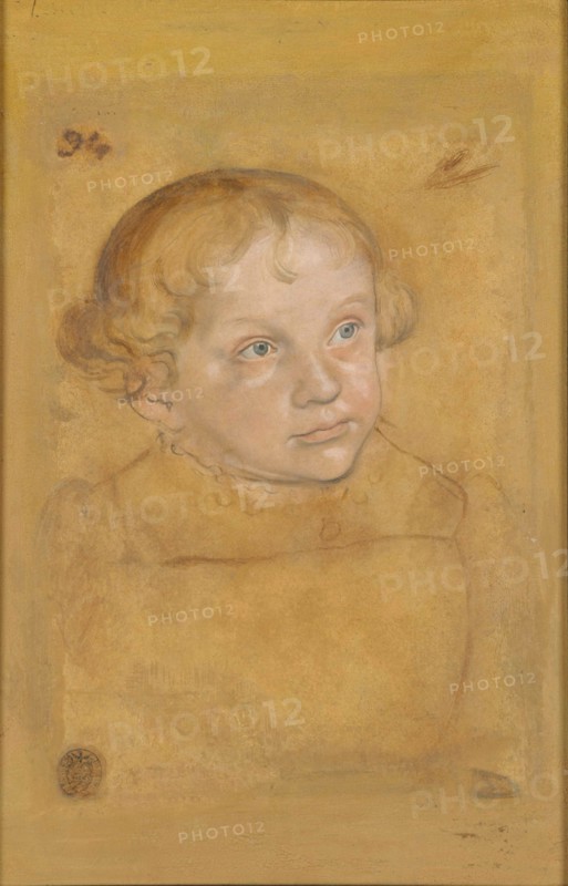 Portrait of a duke of Saxe (Duke John Frederick III of Saxony?), c.1540. Creator: Cranach, Lucas, the Younger (1515-1586).