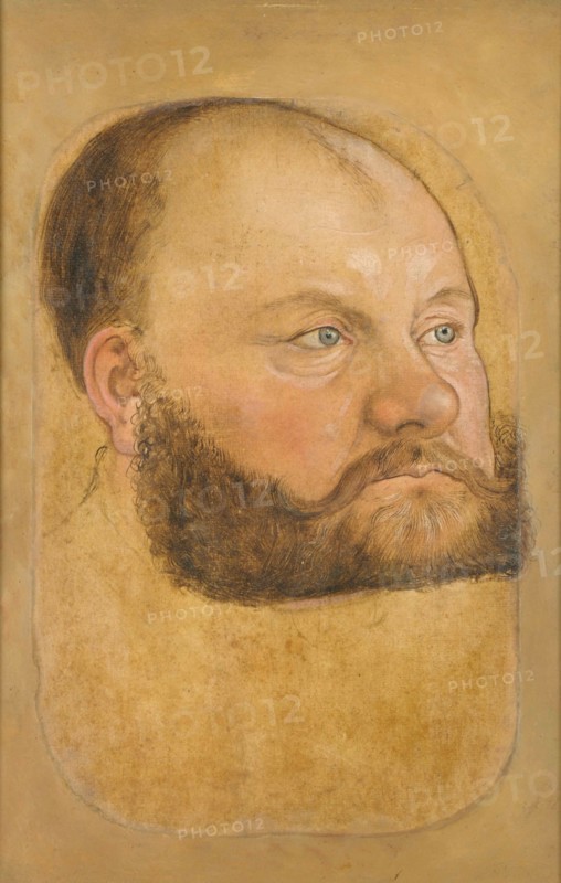 Portrait of Prince Clement Wolfgang of Anhalt-Köthen (1492-1566), called the Confessor, c.1540. Creator: Cranach, Lucas, the Younger (1515-1586).