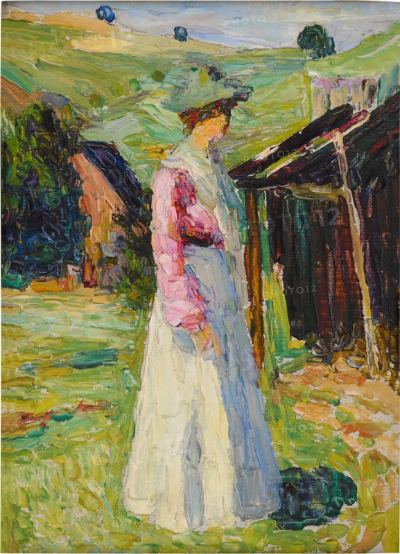 Kochel, Gabriele Münter, 1902. Creator: Kandinsky, Wassily Vasilyevich (1866-1944).
