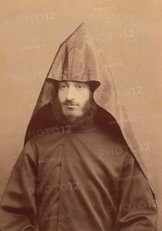 Portrait of the composer Komitas (1869-1935), End 1890s. Creator: Anonymous.