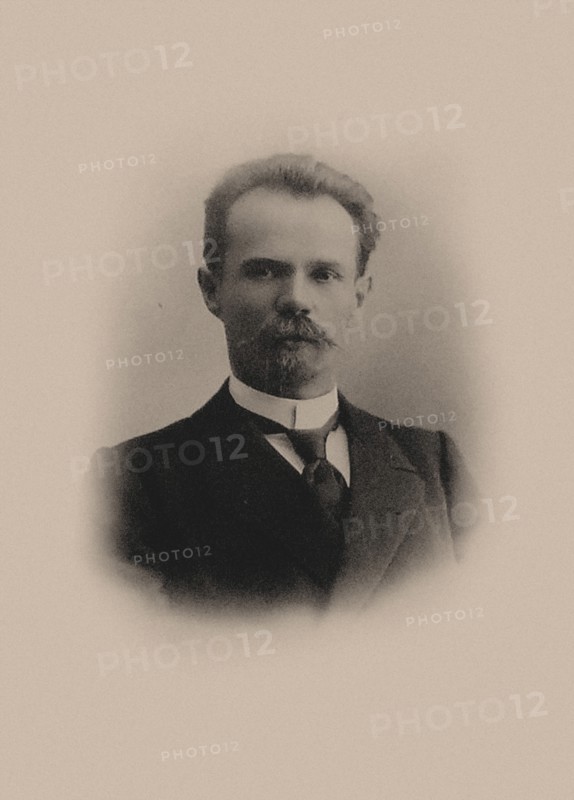 Portrait of the composer Georgi Eduardovich Conus (1862-1933), 1910s. Creator: Anonymous.
