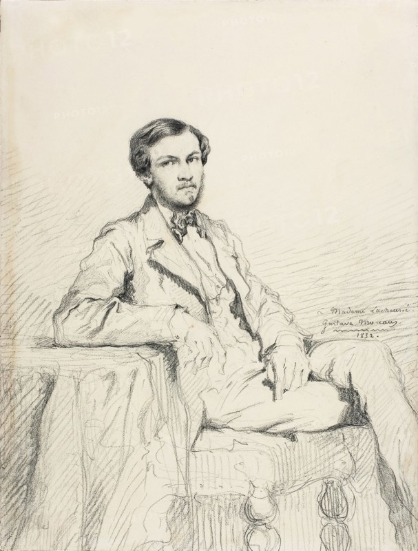 Portrait of the composer Eugène Lacheurié, 1852. Creator: Moreau, Gustave (1826-1898).