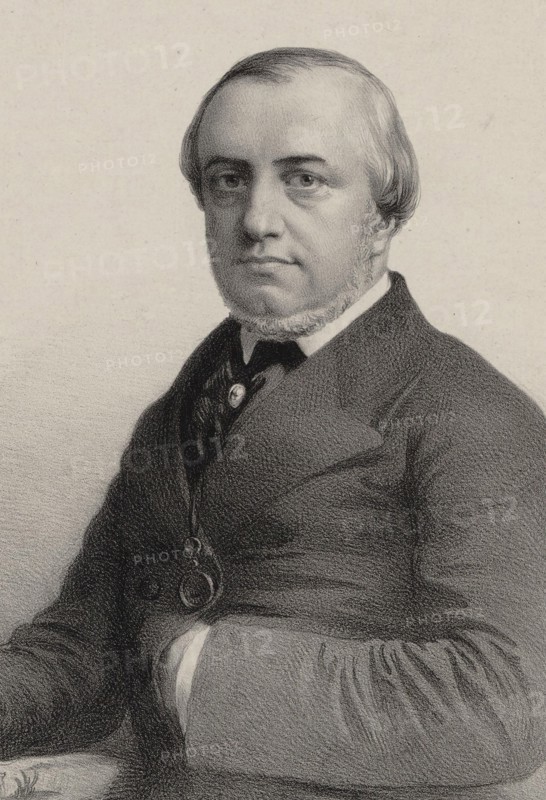Portrait of the composer Adolphe Le Carpentier (1809-1869). Creator: Anonymous.
